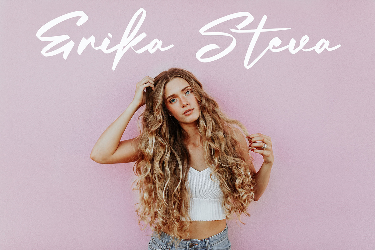 Bottamkia Brush Script Font, a Script Font by NTC Graphic (Photo 6 of 8)