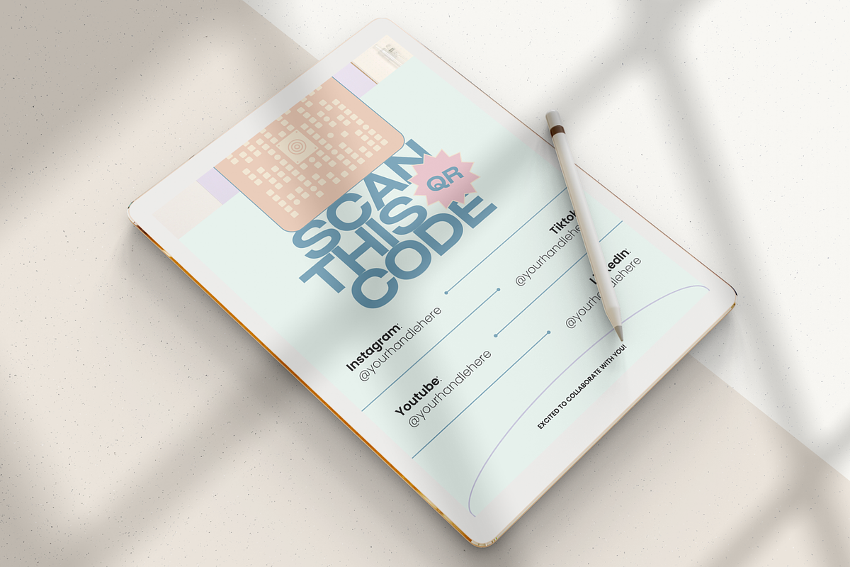 Pastel Digital Business Card, a Marketing Template by Creatif Foundry (Photo 6 of 6)