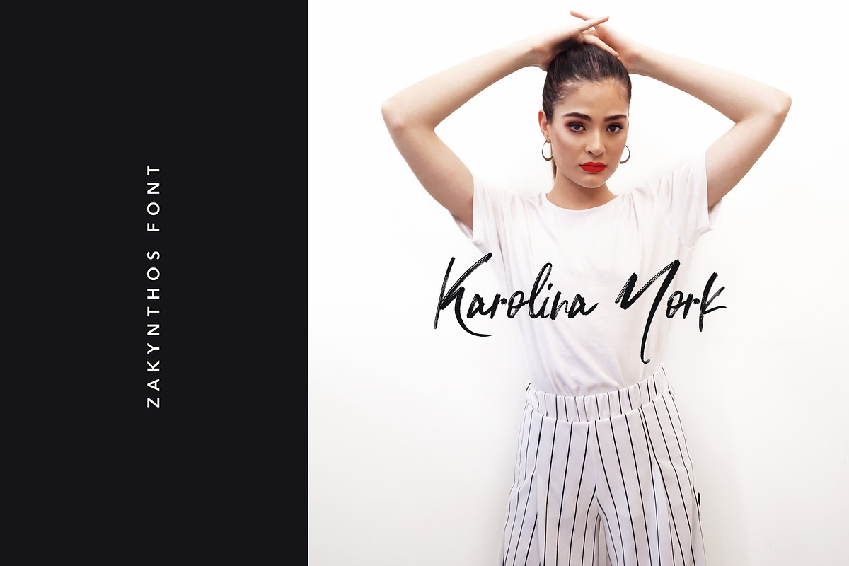 Zakynthos Signature Font preview 7