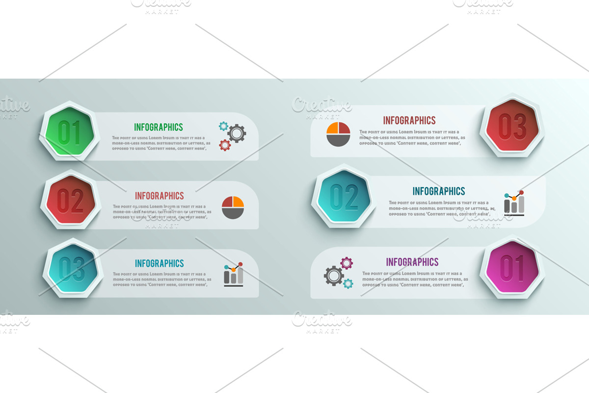 Business infographics banner