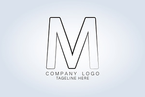 M Letter Company Logo Template, a Branding & Logo Template by arslantanoli
