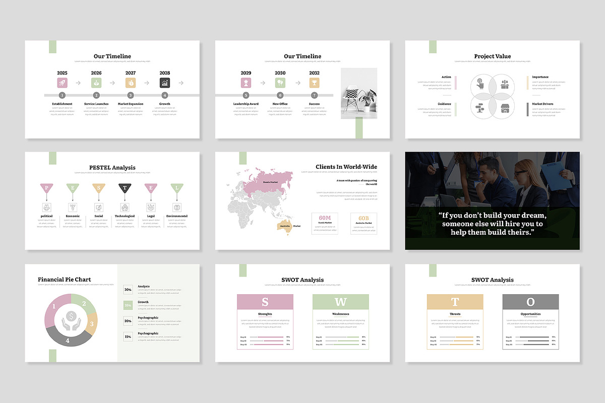 Creative Minimal PowerPoint Template, a Presentation Template by Mighty-Slide (Photo 3 of 5)