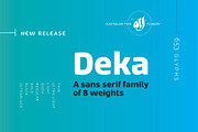 Deka UltraBlack, a Sans Serif Font by Australian Type Foundry (Thumbnail 1 of 6)