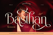 Basthan, a Serif Font by Burntilldead (Thumbnail 1 of 12)