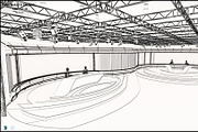 Virtual TV Studio News Set 35, an Architecture 3D Model by akerStudio (Thumbnail 3 of 39)