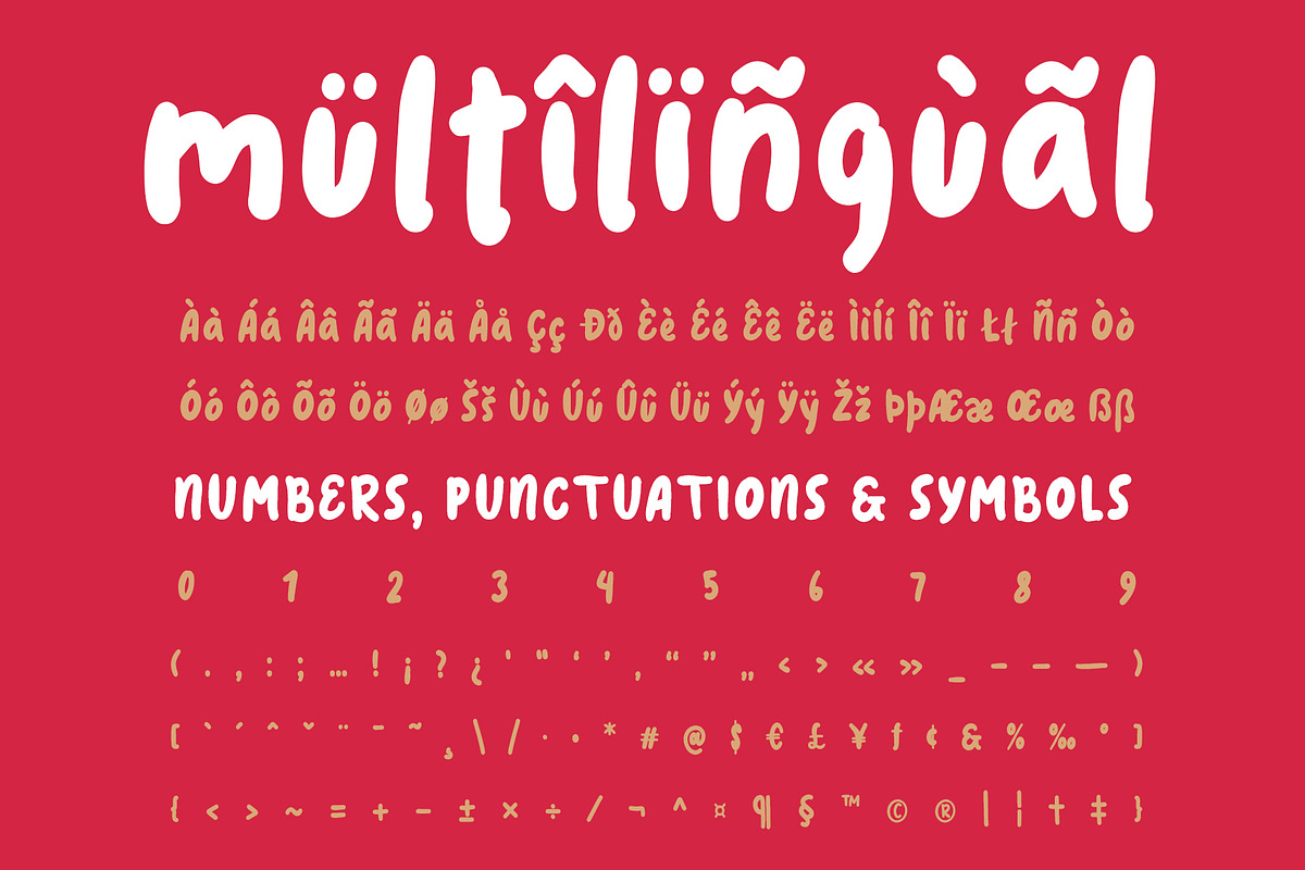 Sweet Candy Display Font, a Handwritten Font by Tera Asset Garage (Photo 4 of 8)