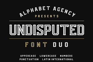 UNDISPUTED FONT DUO