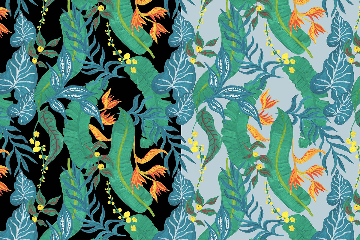 Exotic flowers, a Pattern Graphic by ramika (Photo 5 of 6)