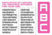 Syntetic Asrocuus Ligature Font, a Sans Serif Font by Erifqizefont (Thumbnail 11 of 20)