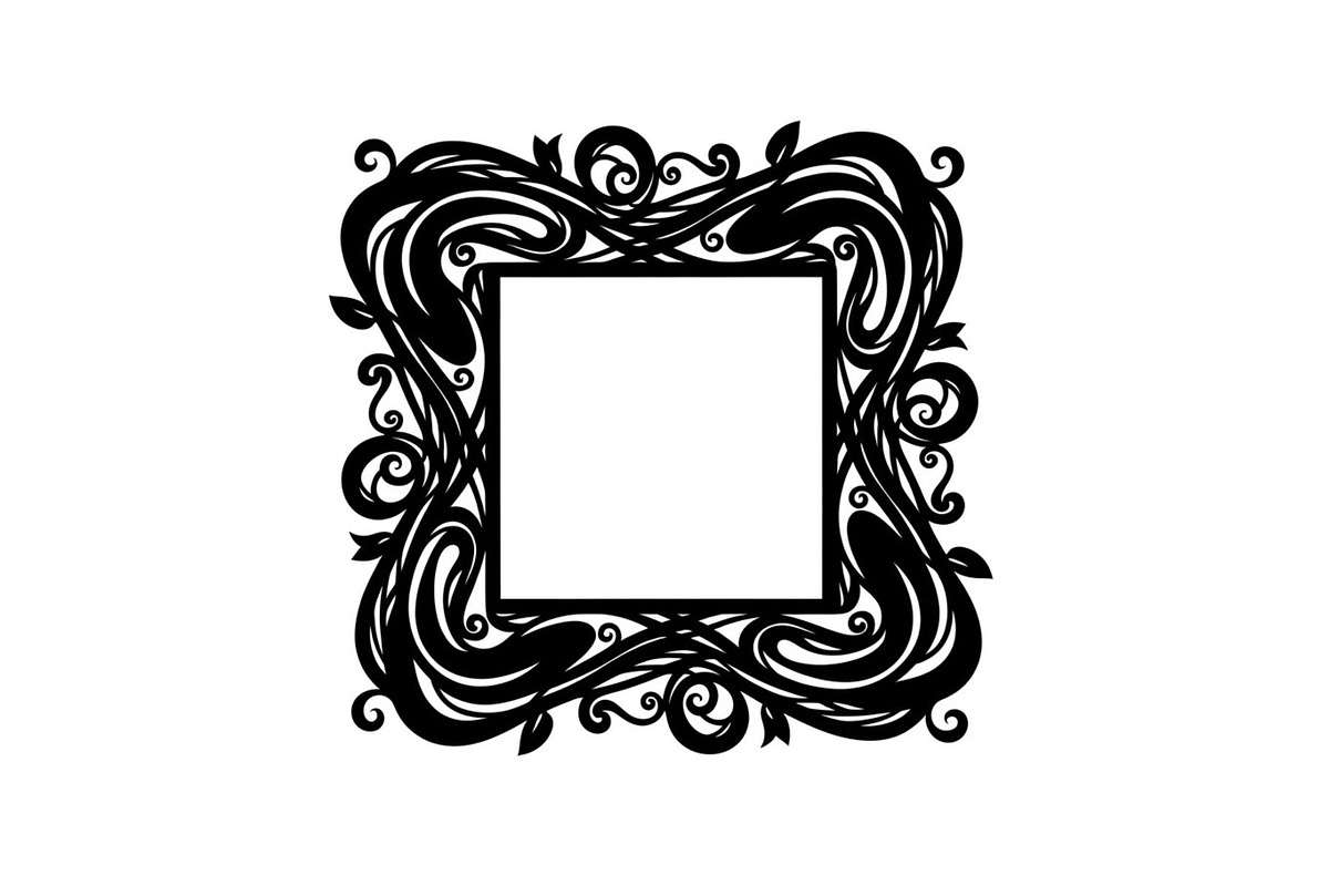 Decorative Nature Frame Silhouette, a Graphic by BIPLOB EXPERT (Photo 2 of 13)