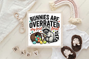 Funny Raccoon Stay Feral Easter PNG, an Illustration by CraftArtStudio (Thumbnail 4 of 4)