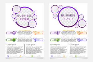 simple modern business flyer