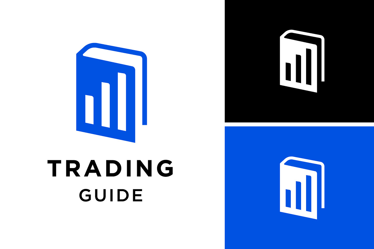book and arrow finance trading logo, a Branding & Logo Template by funpixel