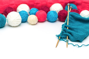 colorful woolen thread