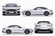 Luxury V8 Sport Convertible Set, an Advertising Mockup by Halal Graphic Studio (Thumbnail 11 of 12)