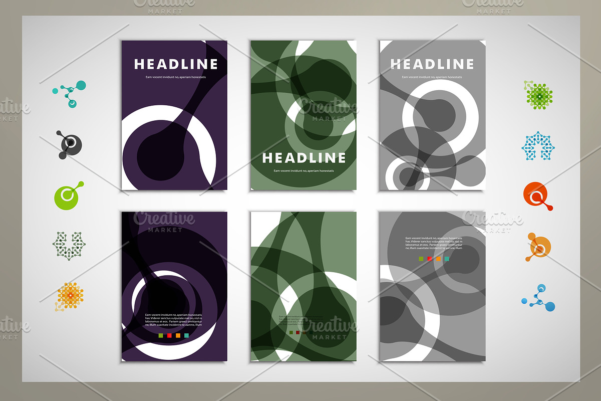 Vector abstract elements, a Graphic by Haisonok (Photo 3 of 5)