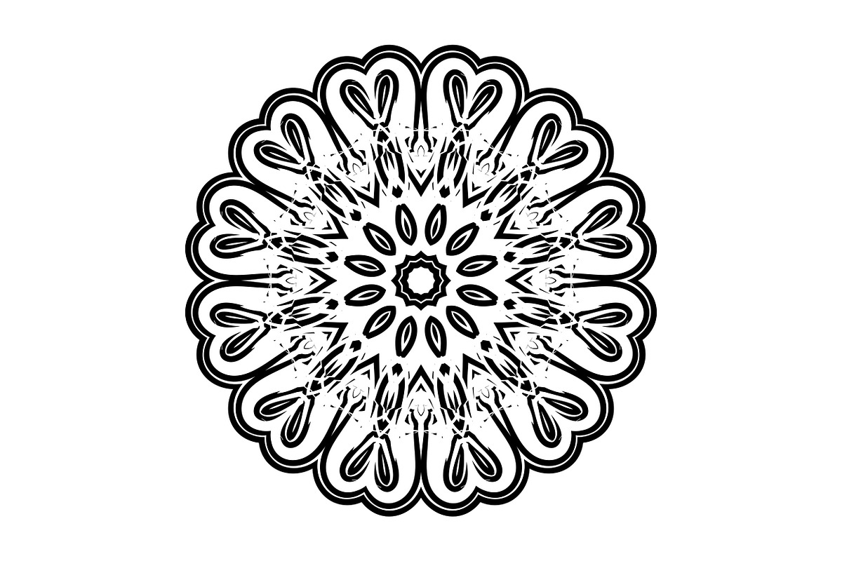 Decorative Mandala Digital Art Pack, a Decorative Illustration by NJ Himel (Photo 28 of 101)