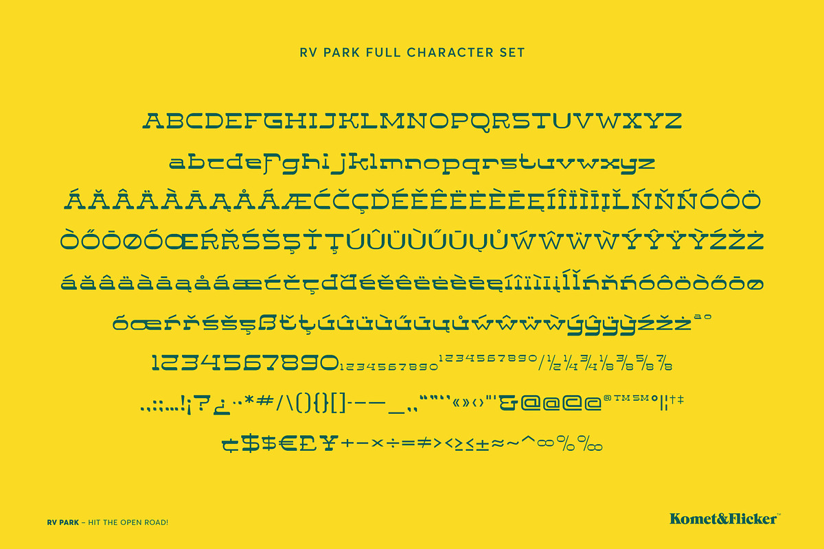 RV Park - Hit the Open Road!, a Slab Serif Font by Komet & Flicker (Photo 14 of 14)
