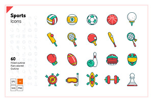 Sports Icon Collection, an Outline Icon by Salamahtype
