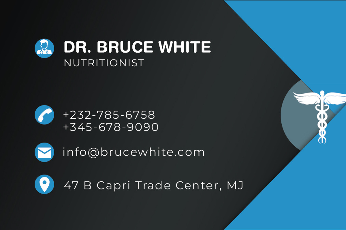 Medical business card template, a Business Card Template by kamalrawat_gd (Photo 3 of 3)