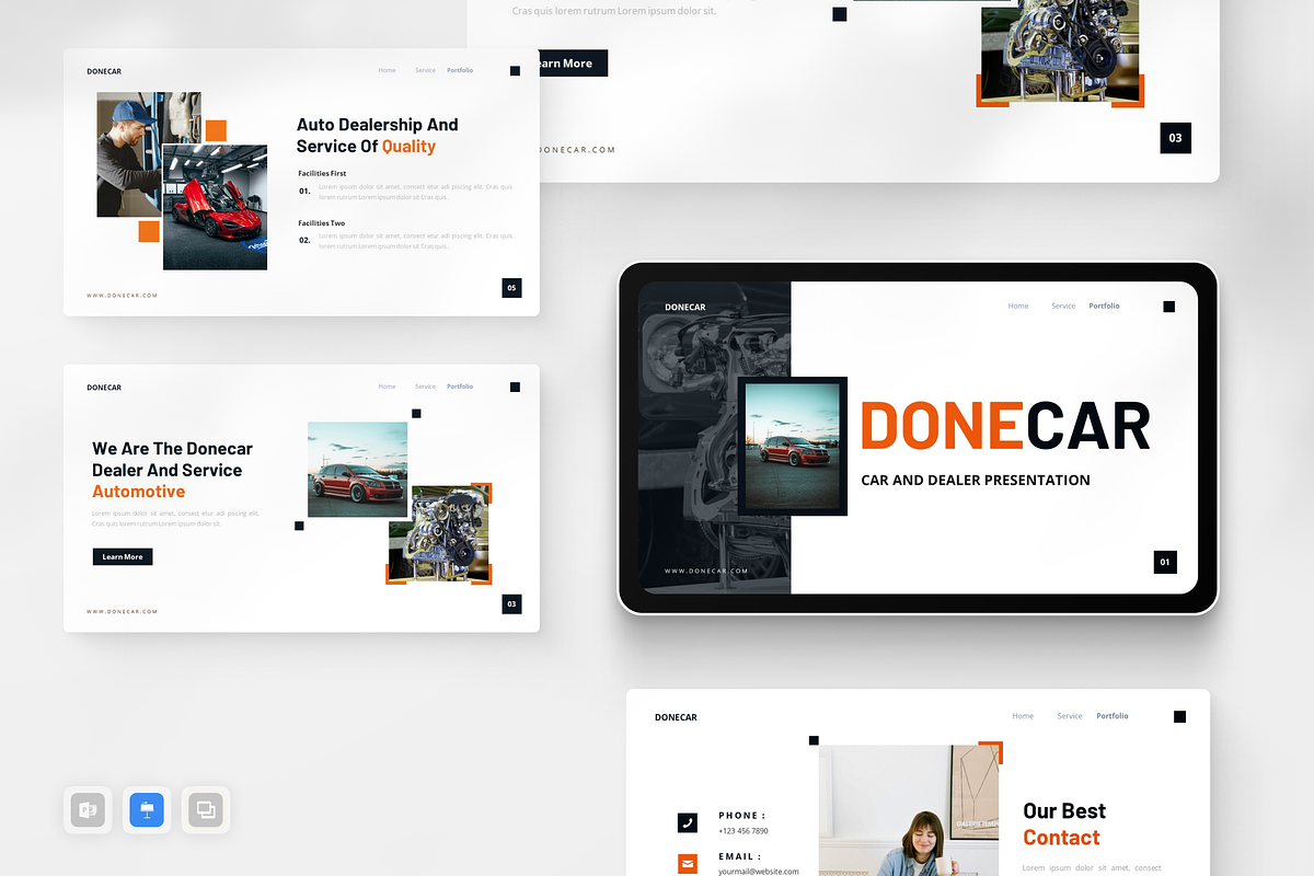 Cars Dealer Presentation Keynote, a Presentation Template by Annora Studio (Photo 1 of 5)