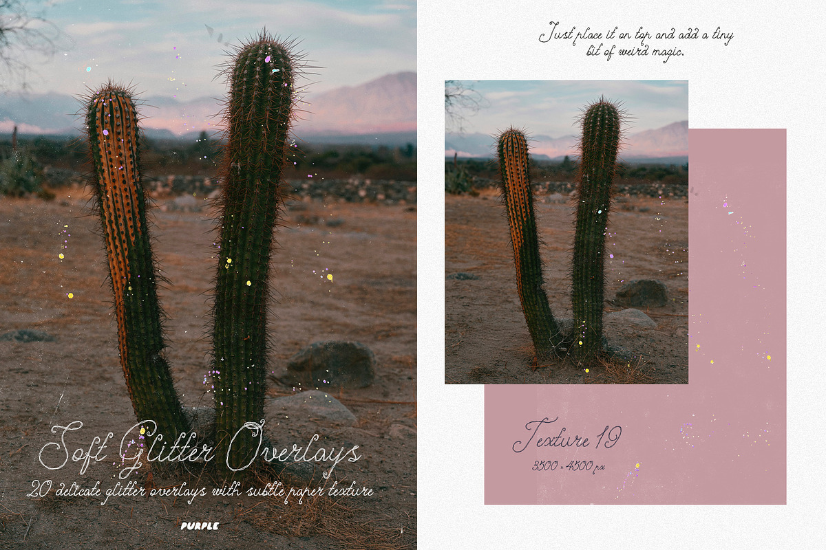 Soft Glitter Overlays, a Texture Graphic by Purple (Photo 20 of 21)