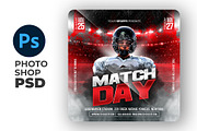 Football Match Day Flyer Template, a Flyer Template by Artonix (Thumbnail 2 of 3)