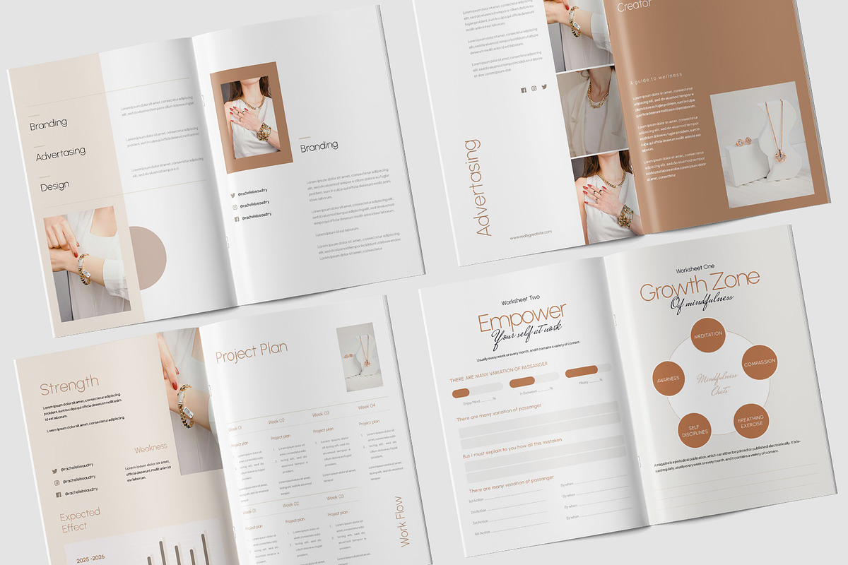Project Course Creator Template, a Brochure Template by TMint Play (Photo 2 of 8)