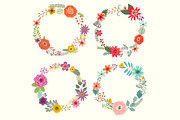Flower set, a Decorative Illustration by Anna Guz's Store (Thumbnail 2 of 5)