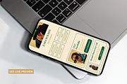 UGC Link In Bio Website Canva, a Landing Page Template by The Chaos Project (Thumbnail 6 of 8)