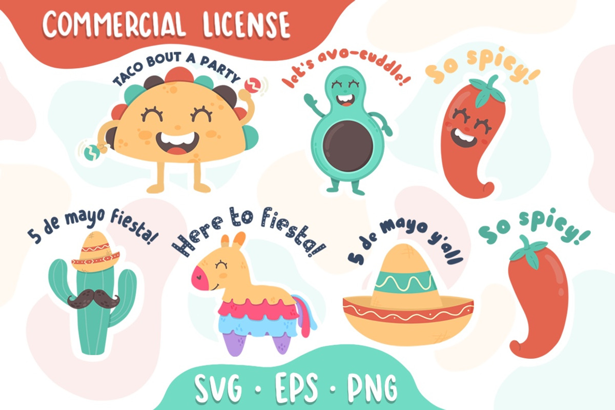 5 de mayo fiesta! - SVG, EPS, PNG, an Illustration by Andrea De Oliveira (Photo 5 of 5)
