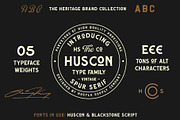 The Heritage Brand Collection, a Serif Font by Hustle Supply Co. (Thumbnail 3 of 14)