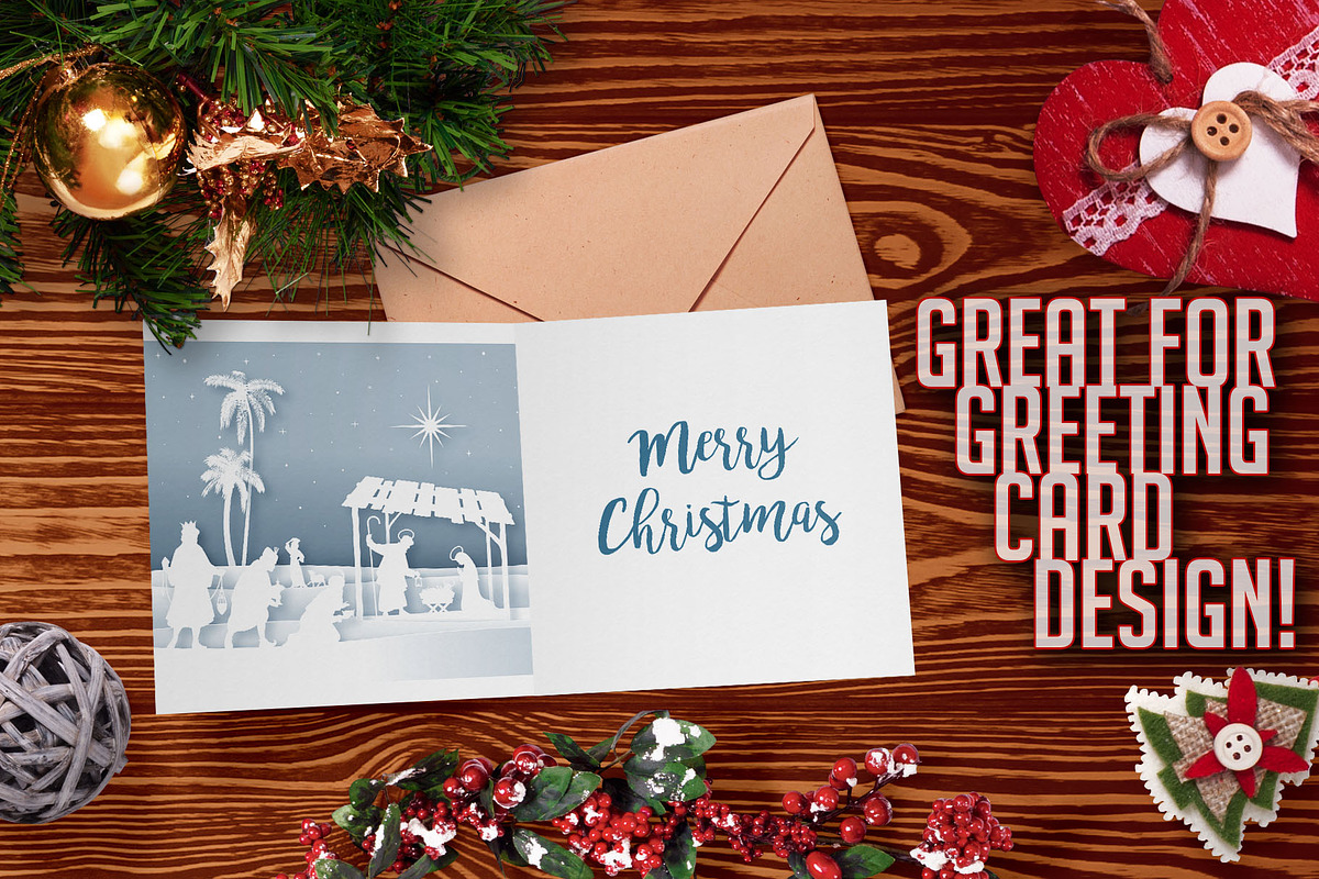 Christmas Nativity Illustrations, an Animal Illustration by Pingebat (Photo 2 of 10)
