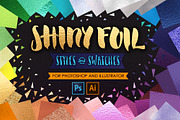Shiny Glitter Foils for PS+Ai UPDATE, a Layer Style Add-On by IraDvilyuk (Thumbnail 1 of 15)