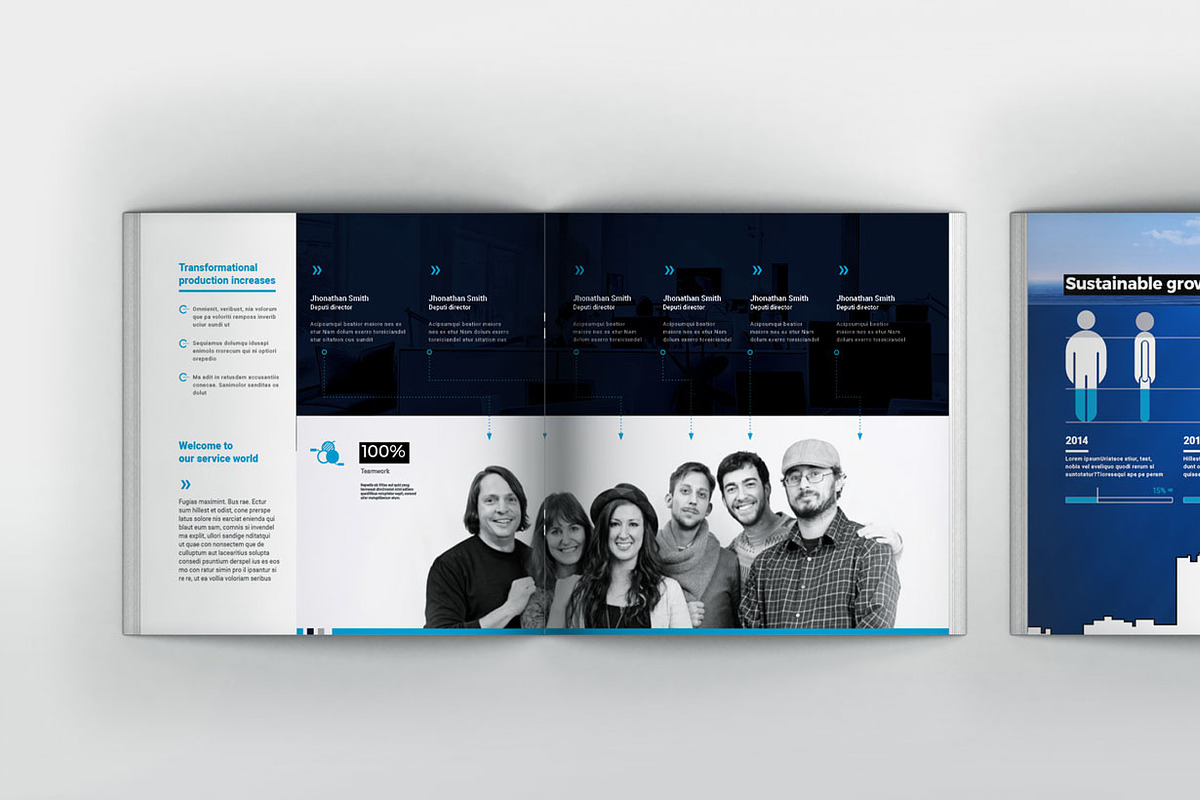 Unite Square Brochure, a Brochure Template by Elite_Standard (Photo 5 of 11)