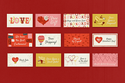 Valentine's Day Social Pack, a Social Media Template by Hues of Hodges (Thumbnail 4 of 6)