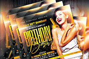 Birthday Flyer Template, a Templates & Theme by MithilaCreation (Thumbnail 5 of 5)