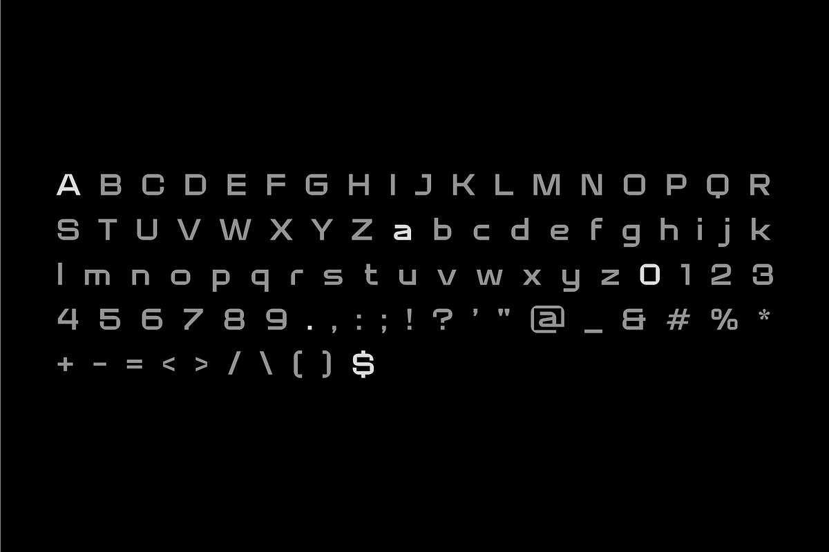 Zean Sharp Geometric Tech Font, a Sans Serif Font by Ebad Designs (Photo 2 of 10)