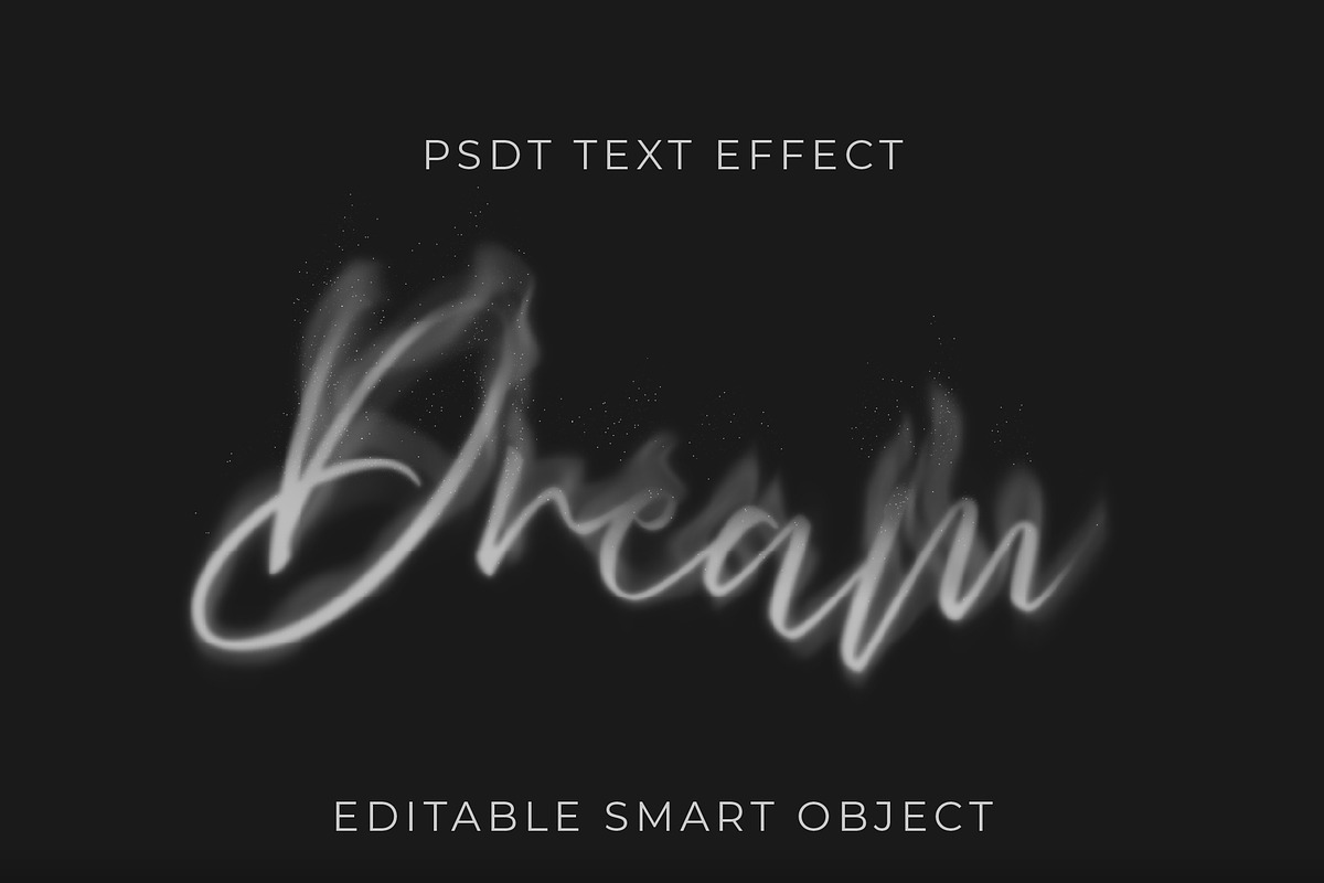 Soft Smoke Script Text Effect