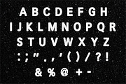 Black Glitter, a Font by Fourteen Letter (Thumbnail 4 of 6)
