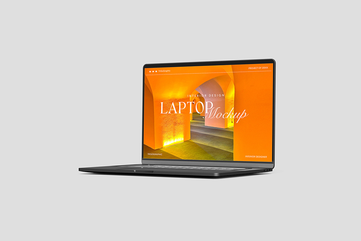 Laptop Mockup, a Mac Mockup by Pikachudesign (Photo 2 of 4)