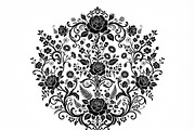 50 Elegant Floral Ornate Silhouette, a Decorative Illustration by Amazin_art (Thumbnail 30 of 30)
