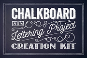 Chalkboard Lettering Project Kit, an Object Graphic by Textures ...