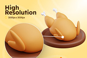 3D Summer Illustrations, an Environmental 3D Model by Rakata Studio (Thumbnail 3 of 6)