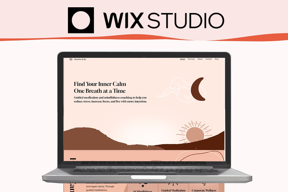 Wix Studio Template Wellness blog, a Wix Template by PATCHPO (Photo 1 of 9)