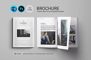 Minimal Real Estate Brochure, a Brochure Template by retrographix (Thumbnail 1 of 4)