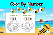 Color By Number Summer- Summer Craft, a Templates & Theme by Premium Digital Templates (Thumbnail 2 of 3)