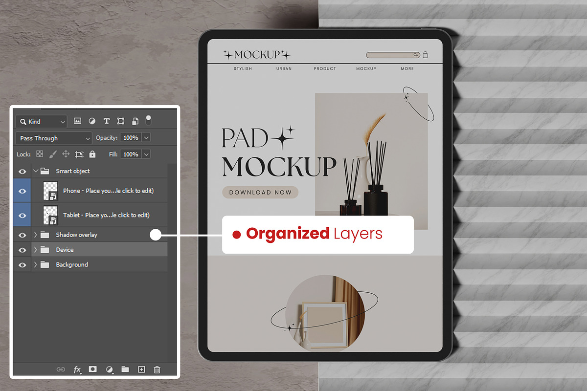 Vintage Device Mockup: iPhone & iPad, an iPhone Mockup by mockupocka (Photo 4 of 10)