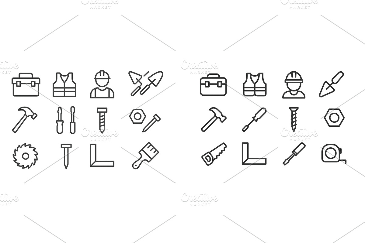 Construction and hand tools, an Illustration by ZinetroN