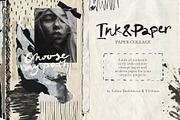 Ink Paper collage elements scraps, an Object Graphic by TD fonts (Thumbnail 2 of 13)